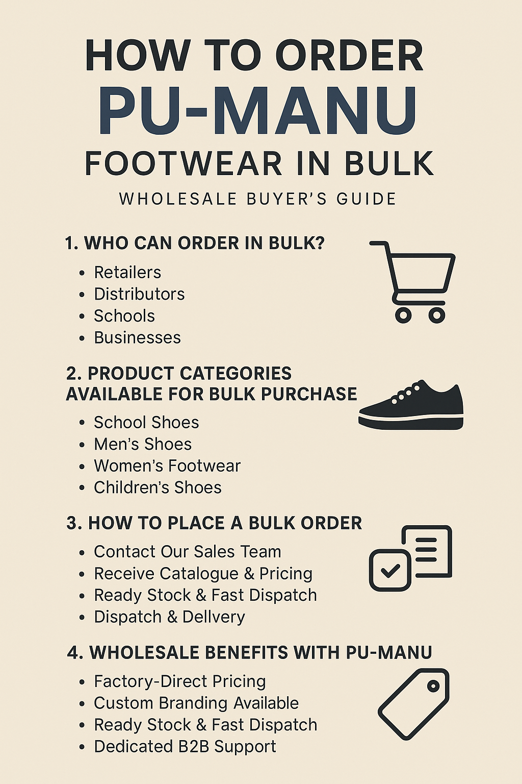 How to Order PU-MANU Footwear in Bulk – Wholesale Buyer’s Guide