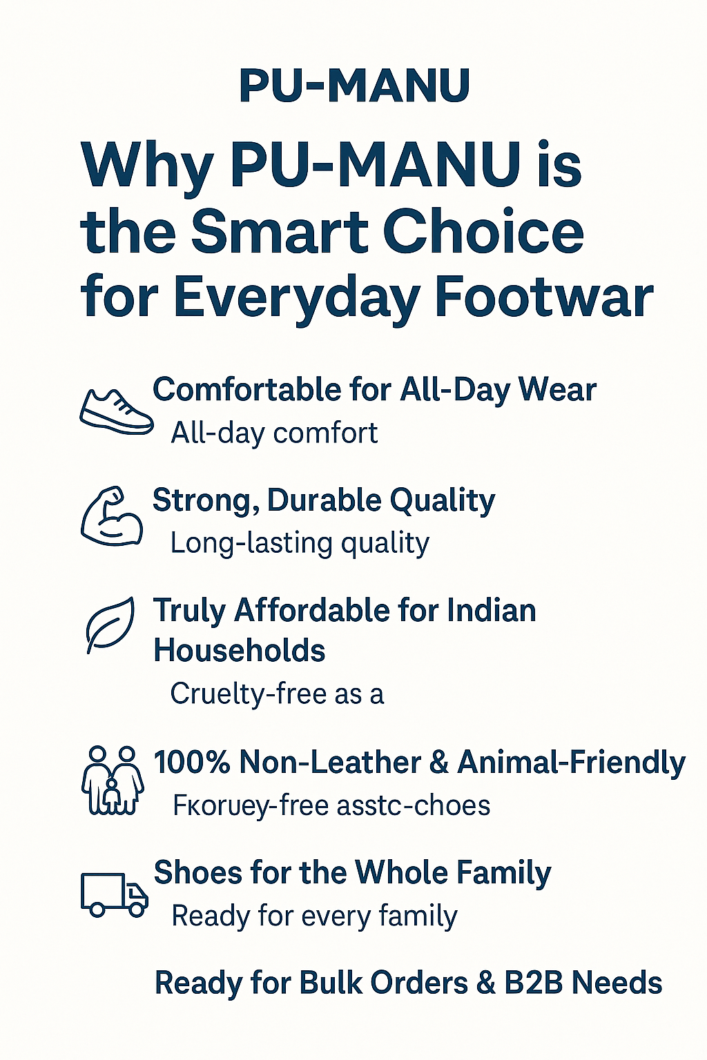WHY PU-MANU IS SMART CHOICE FOR EVERYDAY FOOTWEAR